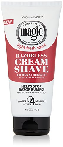 Softsheen-Carson Magic Razorless Shaving Cream For Men, 6 Oz