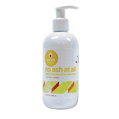Oyin Handmade No Ash At All - Velvety, Protective Cocoa Butter Lotion 8Oz (Original Honey)