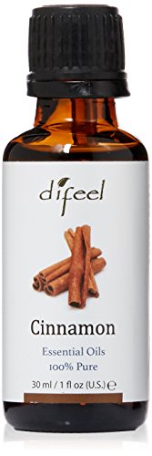 Difeel Essential Oils 100% Pure Cinnamon Oil 1 Ounce