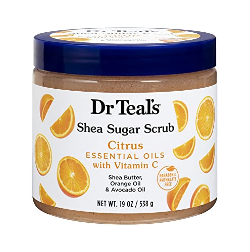 Dr. Teal'S Shea Sugar Scrub Citrus 19 Ounce Jar