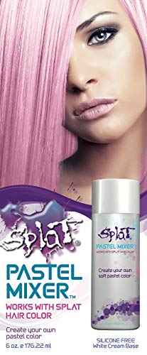 Splat Pastel Mixer Kit White Cream Base 6 Oz. Semi-Permanent Hair Dye Vegan And Cruelty-Free