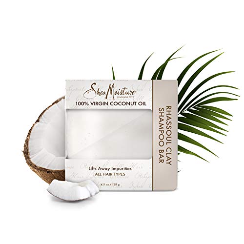 100% Virgin Coconut Oil Clay Shampoo Bar , 4.5 Ounce (Pack Of 1)
