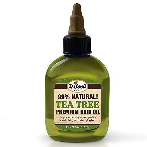 Difeel Premium Natural Hair Oil - Tea Tree Oil For Dry Scalp 2.5 Ounce(Pack of 1)