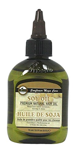 Difeel Sunflower Premium Natural Hair Oil, Soy, 2.5 Ounce