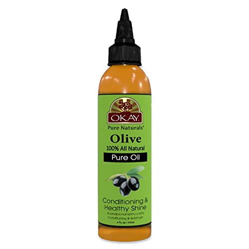 Okay 100% Pure Olive Oil For Skin And Hair 4Oz / 118Ml(Pack of 1)