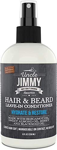 Uncle Jimmy Products Hair & Beard Leave-In Conditioner 8Oz