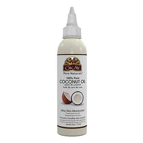 Okay 100% Coconut Oil For Hair And Skin 6Oz / 177Ml