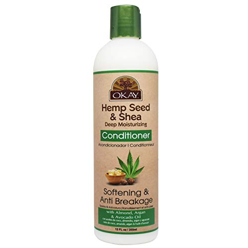 Okay Hemp Seed And Shea Softening And Anti Breakage Conditioner, 12 Ounces