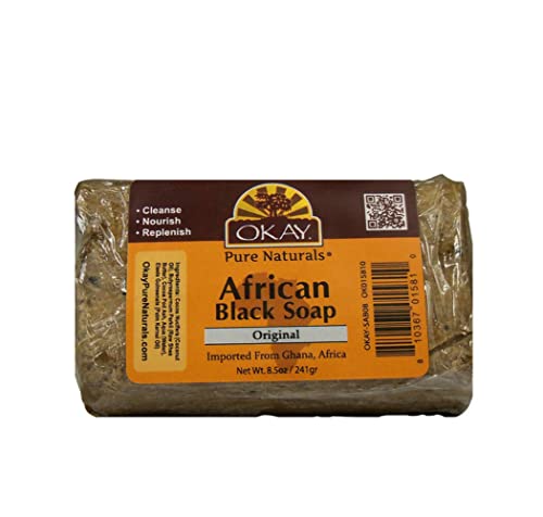 Okay African Black Original Soap 8.5Oz / 241Gr(Pack of 1)