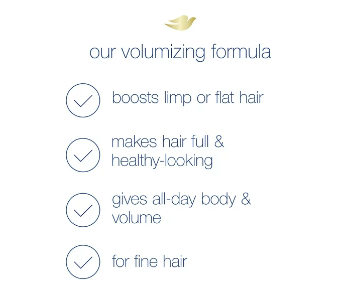 Dove Volume & Fullness Shampoo For Silky-Smooth Hair Hair Care With Biotin Complex; 20.4 oz