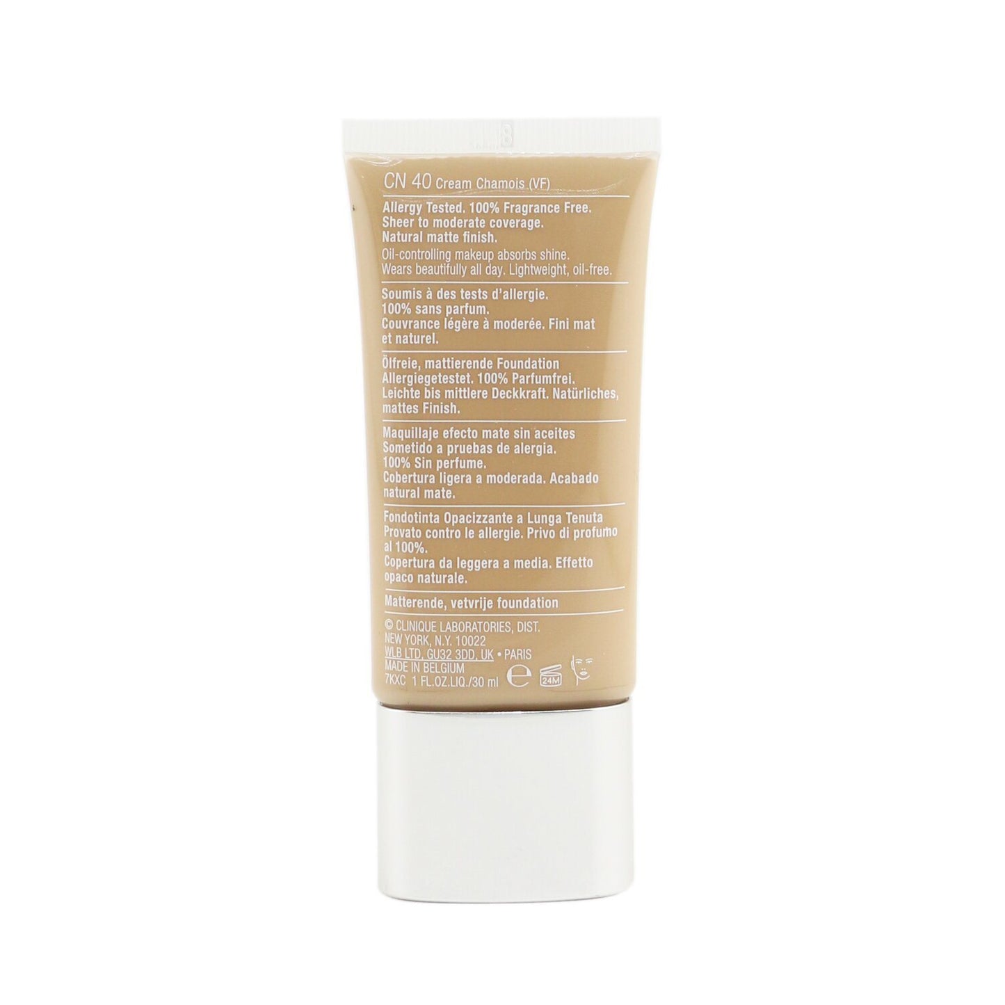 CLINIQUE - Stay Matte Oil Free Makeup - # 07 Cream Chamois (VF-G) 7KXC-07 30ml/1oz