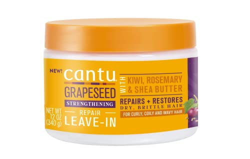 Cantu Grapeseed Leave In Conditioning Cream, 12 Oz