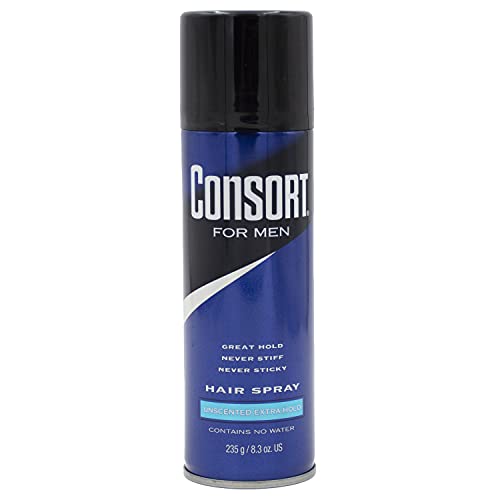 Consort Extra Hold Hair Spray, Unscented, 8.3 Oz
