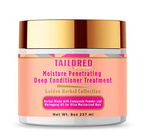 Tailored Beauty Deep Penetrating Conditioner Treatment For Dry Or Damaged Hair - Herbal Moisturizing Conditioner And Frizz Control