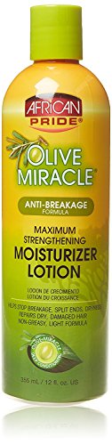 African Pride Olive Miracle Moisturizer Lotion 12 Oz