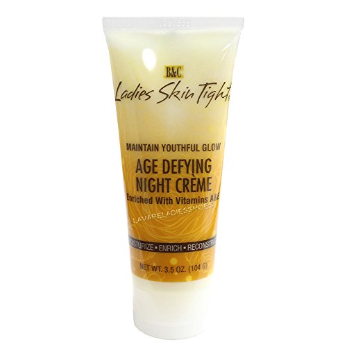 B&C Ladies Skin Tight Age Defying Night Cream Enrich Moisturize Face, 3.5 Oz