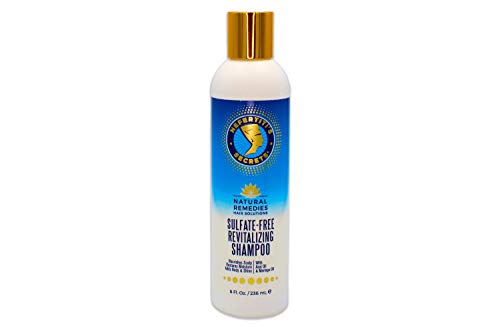 Nefertiti'S Secrets Sulfate-Free Revitalizing Shampoo   Moringa Oil & Aloe Vera Hair & Scalp Shampoo   Strengthen Hair & Stimulates Hair Growth   Paraben-Free   8 Oz / 236 Ml