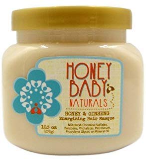 Honey Baby Naturals Honey & Ginseng Energizing Hair Masque - 10.5Oz