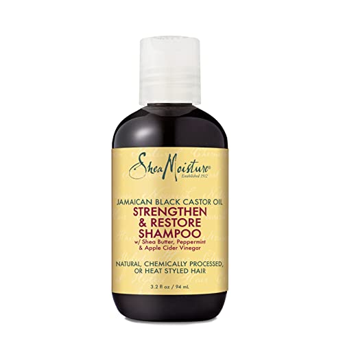 Shea Moisture Jamaican Black Caster Oil Shampoo By For Unisex - 3.2 Oz Shampoo, 3.2 Ounce (I0084728)