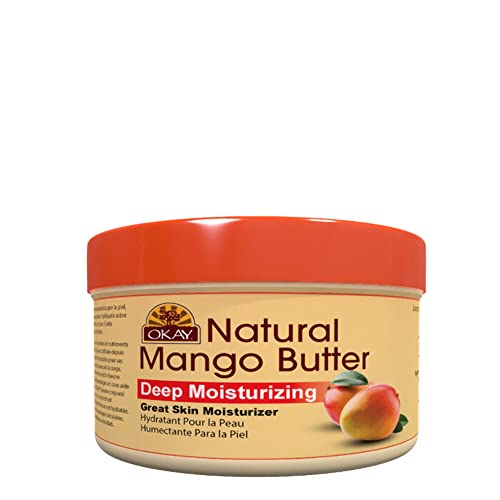 Okay Mango Butter100% Natural   Deep Conditioning , Hydration & Smooth   7 Oz (Package May Vary)