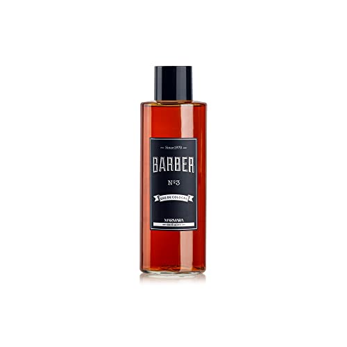 Marmara Barber Cologne - Best Choice Of Modern Barbers And Traditional Shaving Fans (No 3 Orange, 500Ml X 1 Bottle)