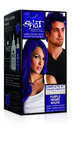 Splat Purple Desire Original Complete Hair Dye Kit 6Fl oz(Pack of 1)