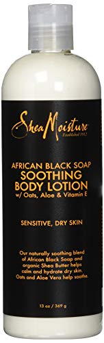 Shea Moisture African Black Soap Body Lotion, 13 Ounce