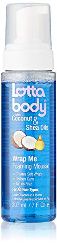 Coconut Oil And Shea Wrap Me Foaming Curl Mousse By Lotta Body 7 Fl Oz