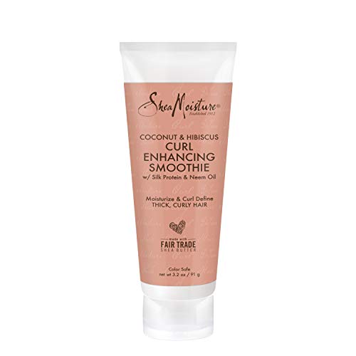 Sheamoisture Coconut & Hibiscus Curl Enhancing For Thick, Curly Hair Smoothie To Reduce Frizz 3.2 Oz (I0080326)