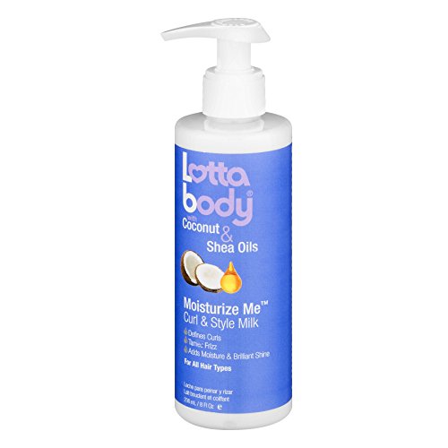 Coconut Oil And Shea Moisturize Me Curl & Style Milk By Lotta Body, Defines Curls, Anti Frizz, Adds Moisture & Shine 8 Fl Oz (Pack Of 1)