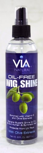 Via Natural Oil Free Wig Shine 2 Oz