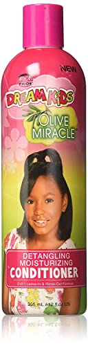 African Pride Olive Miracle Dream Kids Conditioner, 12 Ounce