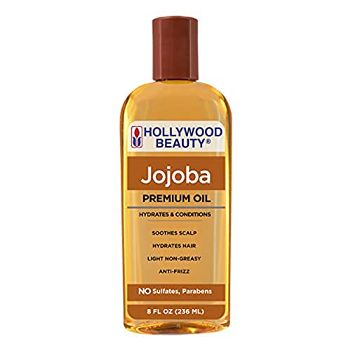 Hollywood Beauty Jojoba Oil Scalp Treatment, Beige , 8 Oz(Pack of 1)