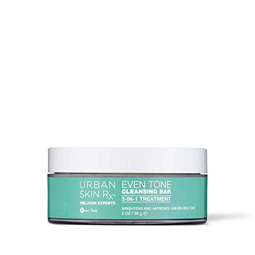 Urban Skin Rx Even Tone Cleansing Bar   3-In-1 Daily Cleanser, Exfoliator, And Brightening Mask Helps Diminish Dark Spots, Formulated With Kojic Acid, Azelaic Acid, And Niacinamide   2.0 Oz(Pack of 1)