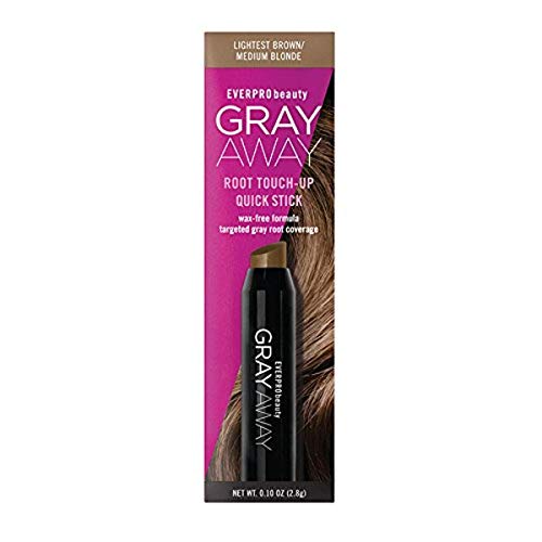 Everpro Gray Away Root Touchup Quik Stk Lightest Brown/Medium Blonde 0.10Oz