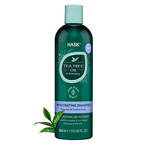 Hask Tea Tree & Rosemary Oil Scalp Care Shampoo - 12 Fl Oz