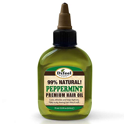 Difeel Premium Natural Hair Oil - Peppermint Oil 2.5 Ounce