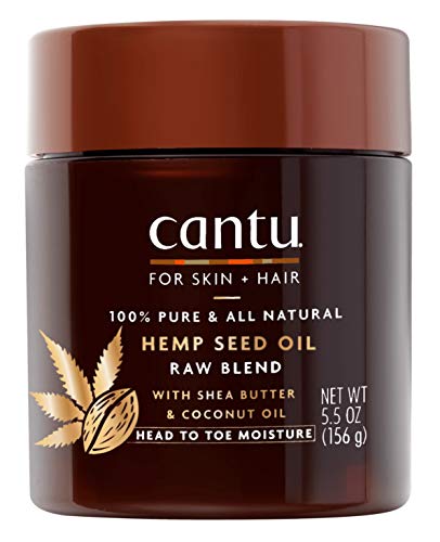 Cantu For Skin + Hair Hemp Seed Oil Raw Blend 5.5 Ounce Jar(Pack of 1)