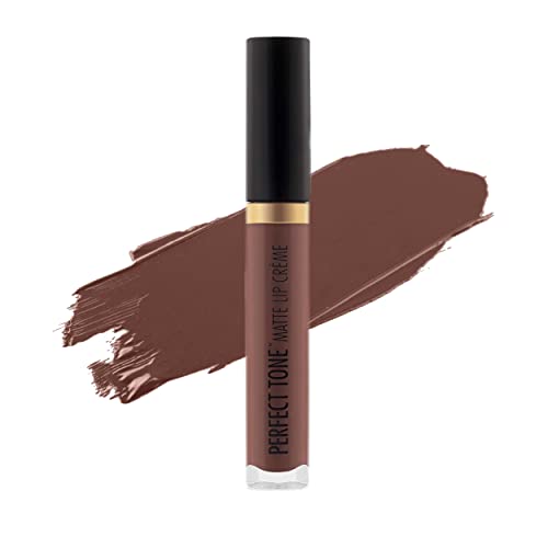 Black Radiance Perfect Tone Matte Liquid Lipstick Lip Crme Naughty Brown 0.17oz(Pack of 1)