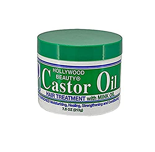 Hollywood Beauty Castor Oil Hair Treatment With Mink Oil, 7.5 Ounce