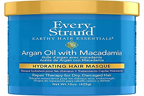 Every Strand Argan Oil With Macadamia Hydrating Hair Masque, 15 Oz