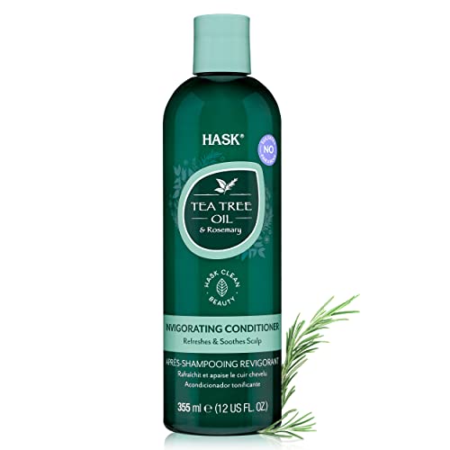 Hask Tea Tree & Rosemary Oil Scalp Care Conditioner - 12 Fl Oz