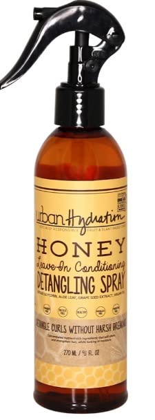 Urban Hydration Honey Health And Repair Hair Detangler   Sulfate, Paraben And Dye Free, Detangles, Prevents Breakage, Tames Frizz, And Repairs Damage For Smooth And Shiny Hair, 9.1 Fl Ounces