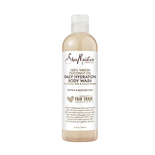 Shea Moisture 100% Virgin Coconut Oil Daily Hydration Body Wash 13 Oz