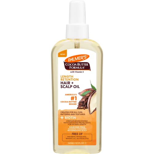 Palmer'S Cocoa Butter & Biotin Length Retention Hair And Scalp Oil, 5.1 Ounce