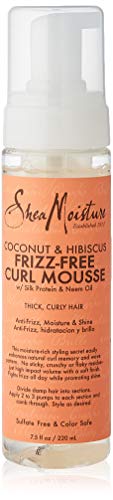 Shea Moisture Sheamoisture Coconut & Hibiscus Frizz-Free Curl Mousse - 7.5 Fl Oz, 7.5 Oz (290612)