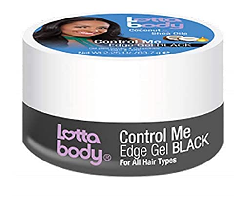 Lottabody Control Me Edge Gel, Black, 2.25 Ounce(Pack of 1)