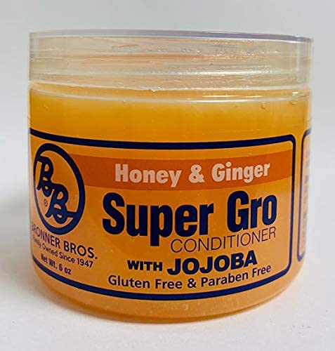 B&B Super Gro Conditioner 6 Oz (Honey & Ginger With Jojoba)