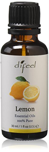 Difeel Essential Oils 100% Pure Lemon Oil 1 Ounce