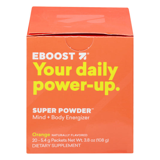 Eboost - Super Power Orange - Case of 20-.19 OZ